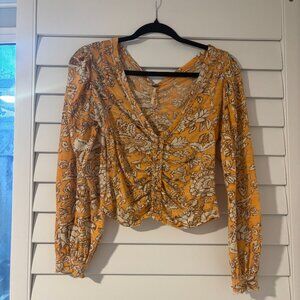 Free People Say the Word Top in Blood Orange - Size XS